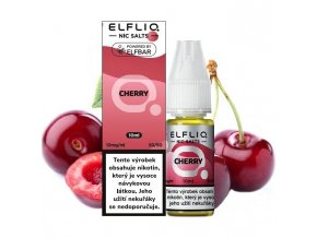 Elf Bar Elfliq - Salt e-liquid - Cherry - 10ml - 10mg, produktový obrázek.