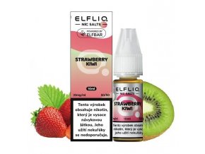 Elf Bar Elfliq - Salt e-liquid - Strawberry Kiwi - 10ml - 20mg, produktový obrázek.