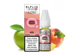 Elf Bar Elfliq - Salt e-liquid - Apple Peach - 10ml - 20mg, produktový obrázek.