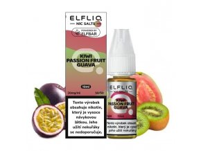 Elf Bar Elfliq - Salt e-liquid - Kiwi Passion Fruit Guava - 10ml - 20mg, produktový obrázek.