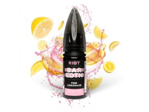 E-liquid Riot BAR EDTN Salt 10ml / 10mg: Pink Lemonade (Růžová limonáda)