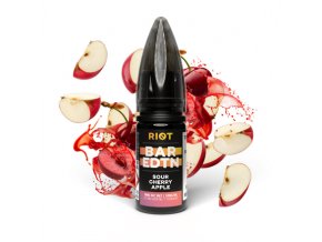 E-liquid Riot BAR EDTN Salt 10ml / 20mg: Sour Cherry Apple (Třešeň a zelené jablko)