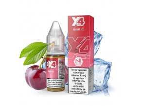 X4 Bar Juice Salt - E-liquid - Cherry ICE (Chladivá třešeň) - 10mg, produktový obrázek.
