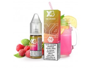X4 Bar Juice Salt - E-liquid - Pink Lemonade (Růžová limonáda) - 10mg, produktový obrázek.
