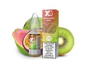 X4 Bar Juice Salt - E-liquid - Kiwi Passionfruit Guava (Kiwi, marakuja a guava) - 20mg, produktový obrázek.