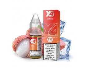 X4 Bar Juice Salt - E-liquid - Lychee ICE (Chladivé liči) - 20mg, produktový obrázek.