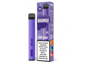 Aramax Bar 700 - Grape Juice - 20mg, produktový obrázek.