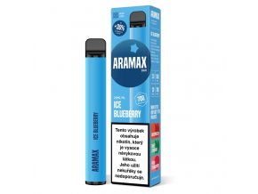 Aramax Bar 700 - Blueberry ICE - 20mg, produktový obrázek.