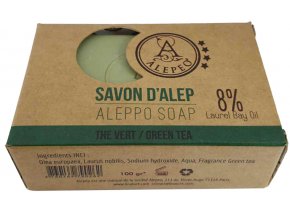 Přírodní tuhé mýdlo ALEPEO se zeleným čajem