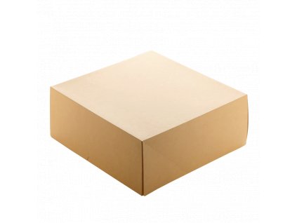 Dortová krabice EKO 25x25x10 mm hnědá kr1/50 ks