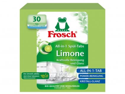 Frosch EKO Tablety do myčky vše v 1 Citron, 30 tablet