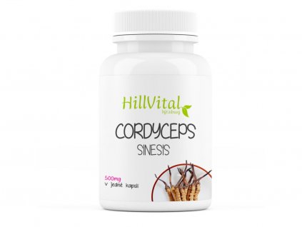 HillVital Cordyceps sinensis, 60 kapslí