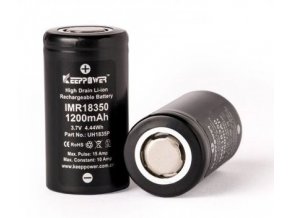 keeppower baterie typ 18350 1200mah 10a