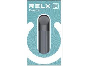 relx essential elektronicka cigareta 350mah black cerna
