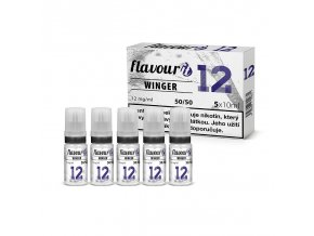 flavourit pg50 vg50 12mg 5x10ml winger