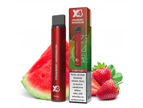 jednorazova e cigareta x4 bar strawberry watermelon 20mg