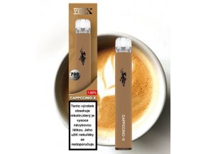 jednorazova elektronicka cigareta venix salt cappccino x 16mg kapucino