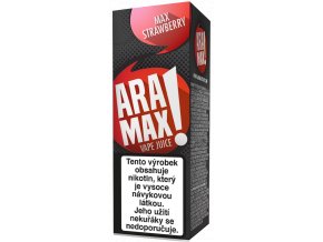 e liquid aramax max strawberry 10ml elektronicka cigareta