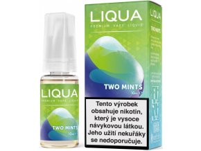 liqua e liquid elements two mints 10ml chut maty a mentolu