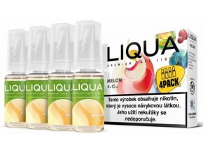 e liquid liqua elements melon 4pack 4x10ml zluty melon