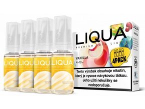 e liquid liqua elements vanilla 4pack 4x10ml vanilka