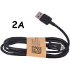 Univerzální USB-MICRO USB kabel 2A černý (2000mA)