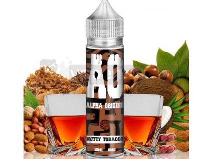 Příchuť Alpha Origins Shake and Vape 15ml Nutty Tobacco