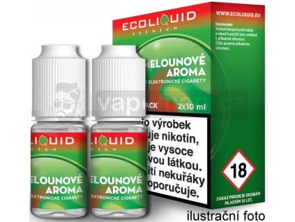 Liquid Ecoliquid Premium 2Pack Watermelon 2x10ml - 20mg (Vodní meloun)