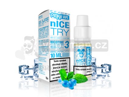 E-liquid Pinky Vape 10ml / 0mg: nIce Try (Ledový bonbon)
