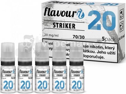 Flavourit STRIKER Nikotinová báze 70/30 5x10ml 20mg