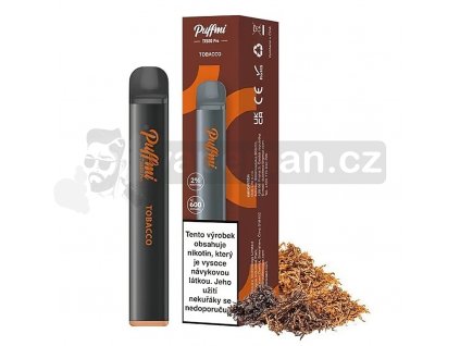Puffmi TX600 Pro (tabák) jednorázová e-cigareta  20mg