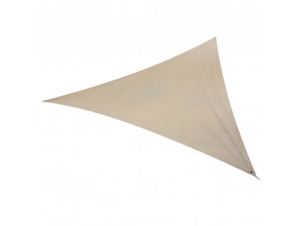 Stínící plachta ROWENA trojúhelníková, 3,6×3,6 m, PE, krémová, UV stabilní
