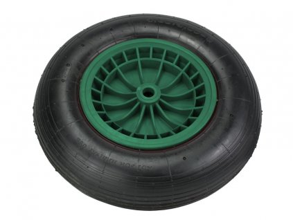 Kolo náhradní nafukovací LIVEX, zelený disk, pr. 39 cm (4.80/4.00-8), hřídel 20 mm, nosnost 80 kg