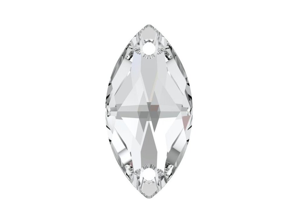 Swarovski NAVETTE 3223 - 18x9mm  Crystal