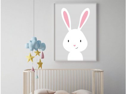 plakát pro děti králíček