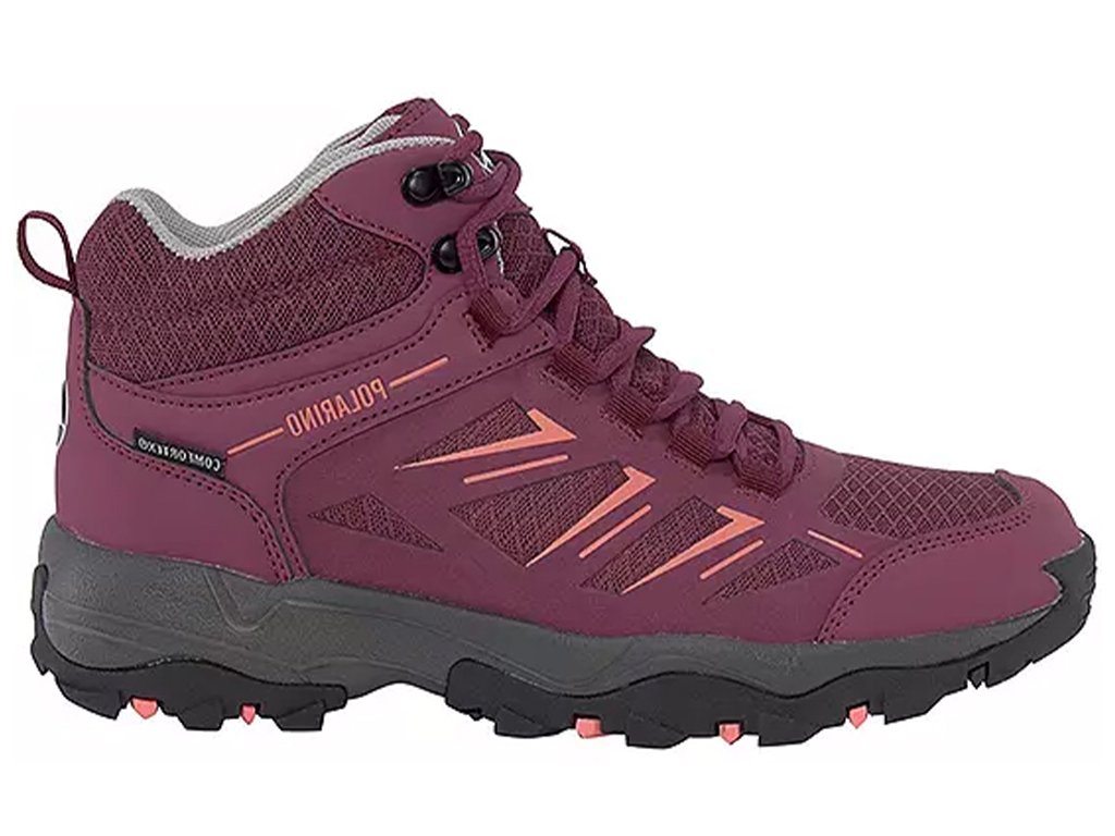 Dámské outdoorové trekové trekingové boty POLARINO TEX 28384362 fialové