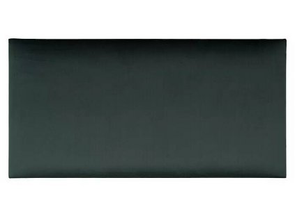 Čalouněný nástěnný panel Fllow Velvet / 60 x 30 cm / 100% polyester / MDF / polyuretanová pěna / zelená