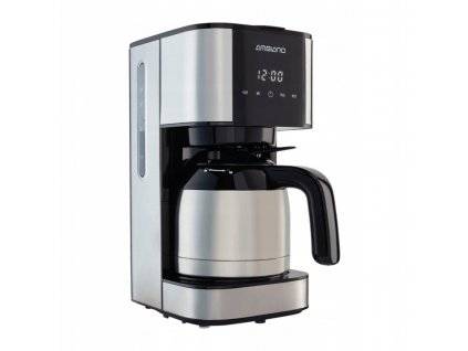Kávovar na překapávanou kávu s termokonvicí Ambiano MD 18488 / 900 W / 1,1 l / stříbrná/černá / ZÁNOVNÍ