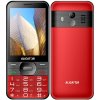 Mobilní telefon Aligator A900 Senior + nabíjecí stojánek (A900R) / 1600 mAh / 320 x 240 px / TFT displej / 3,2" (8,1 cm) / červená