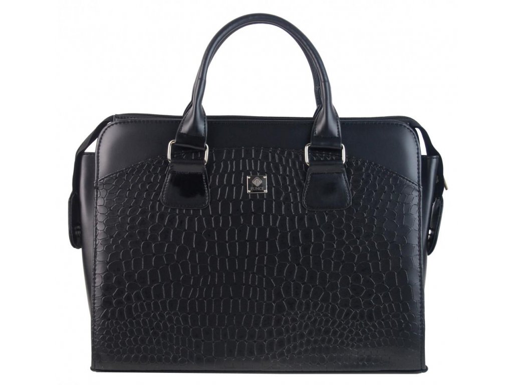 Elegantní dámská kabelka pro notebook do 15.6 palce matná černá