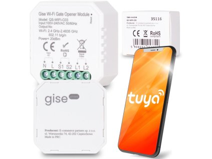 Modul GISE SMART Gate Modul riadenia brány Tuya WiFi GEN 2
