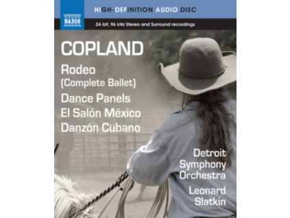 DETROIT SO / SLATKIN - Copland: Rodeo / Dance Panels (Blu-ray)