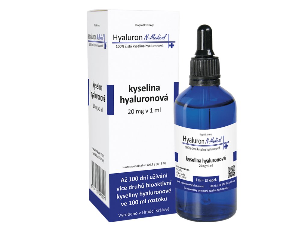Hyaluron N-Medical 100% Kyselina hyalurónová