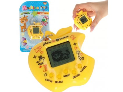 Hračka Tamagoči elektronická hra jablko žltá