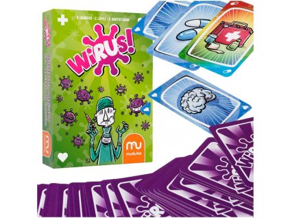 Kartová hra MUDUKO Virus Party Game 8+