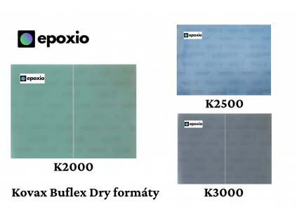 Kovax Buflex Dry formáty
