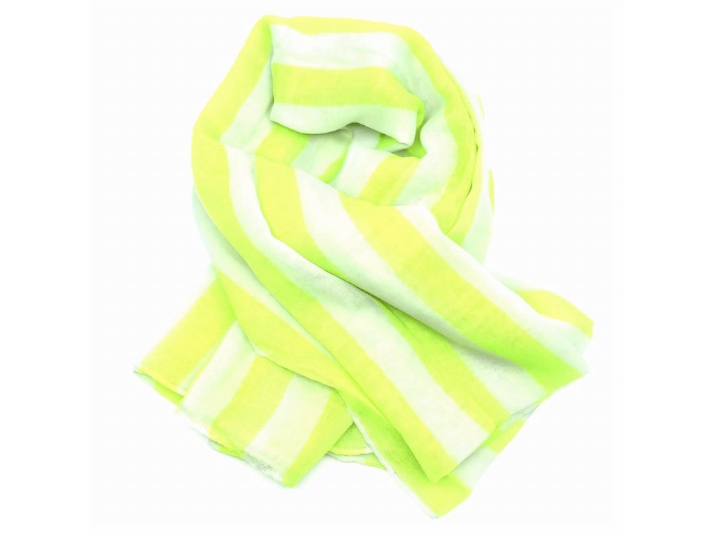 šátek žluté pruhy
