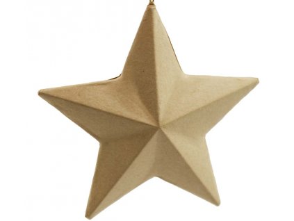 papírová ozdoba hvězda
