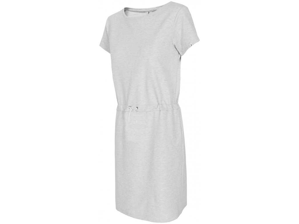 Dámské šaty Outhorn UDD602 White mel. šedá
