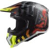 Prilba LS2 MX703 X FORCE CARBON BARRIER H V YELLOW RED 06